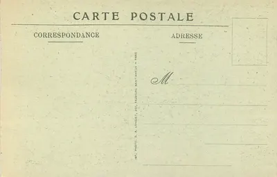 Bazylika Świętego Serca Panny Maryi w Montmartre — Kaplica Świętej Marguerite-Marie — V.N. N° 39 — Rewers