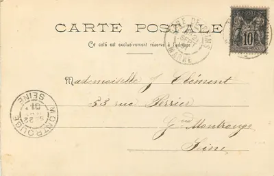 Reims — O Palácio de Justiça — P.D.R. — Verso