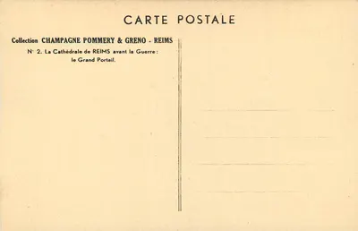 Katedra w Reims — Wielki Portal — Fot. Rothier — Rewers