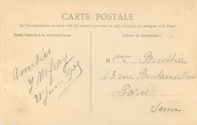 Reims — Statua św. Jadwigi — Wydawca: Postes — Rewers