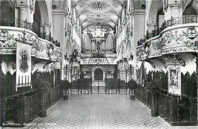 Mariastein — Interior da igreja — Photoglob-Wehrli AG, Zürich