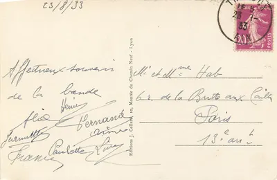 Trévoux (Ain) — Les Vieilles Tours — Éditions J. Celland, n° 878 — Verso