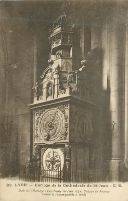 LYON — Zegar Katedry św. Jana — G. B. n°23
