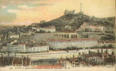 LYON — Quai Pierre-Scize i Coteau de Fourvière — E. R.