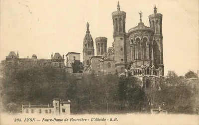 LYON — Najświętsza Maryja Panny z Fourvière — Absydę — E.R.