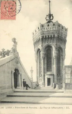 LYON - Notre-Dame de Fourvière - Wieża Obserwatorium - LL