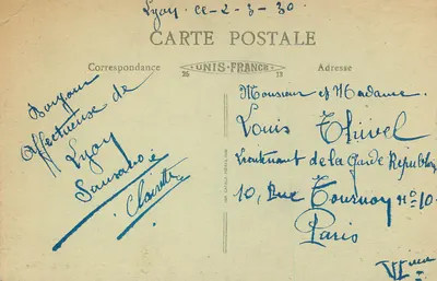 Lyon — Prefektura — wydawca: CATALA PÈRE & FILS, n° 40 — Rewers
