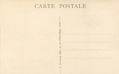 Ermitaż na Monte Cindre, Jeanne d'Arc — St-Cyr-au-Mont-d'Or (Rhone) — X. Goutagny, wyd., 36, ulica Victor-Hugo, Lyon — Rewers