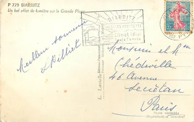 Biarritz — Grande Place — Lavielle, P 779 — Achterkant