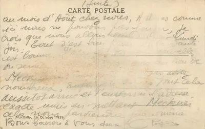 Marseille — De Basiliek van Onze Lieve Vrouw van de Garde — Uitgave V. V. (nr. 127) — Achterkant