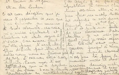 Saint-Brieuc — L'imboccatura del Gouët — Edizione La Cigogne, n°1021 — Verso