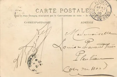 Marseille - Nossa Senhora da Guarda — Editor E. Lacour, n°13 — Verso