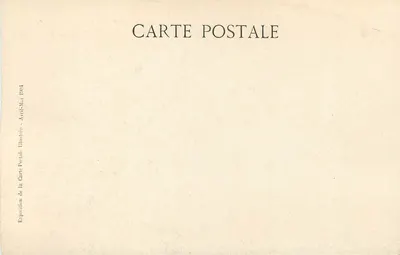 Abey — Contrebêriers carregando mercadorias — C.L. C. (Museu de Douai) — Verso