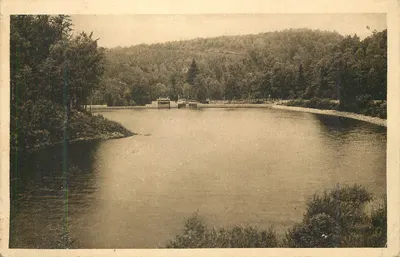 O Salto da Canche — Barragem da Usina Elétrica — Héliogravure d'Art Coqueignot-et-Trachot, n°126