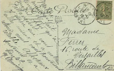 Nevers — Loara — Widok z katedry — Wydawnictwo B.N. nr 100 — Rewers