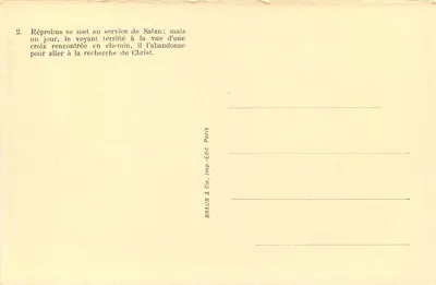 Paryż — Kościół św. Chrystofora w Javel — Historia św. Chrystofora przez J. Martin-Ferrières, nr 2 — Rewers