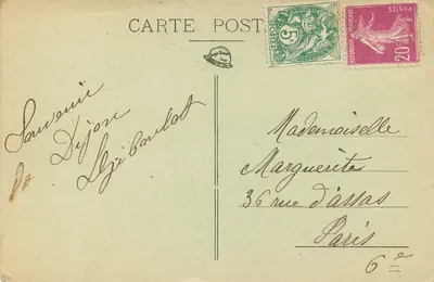 Dijon — Katedra Świętego Bénigna — wydawca nieznany, nr 62 — Rewers