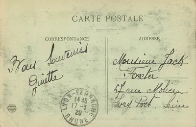 LYON — Pont Galliéni (anciennement Pont du Midi) — E.R. n°803 — Verso