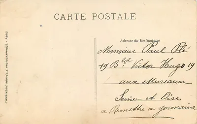 Paryż — Święty Serce — L.L. n°220 — Rewers