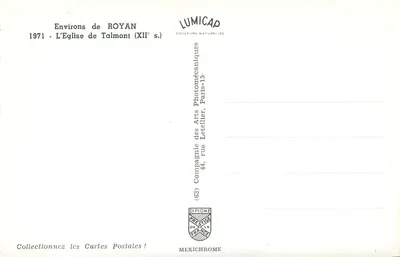 Kościół w Talmont — okolice Royan — LUMICAP — Rewers
