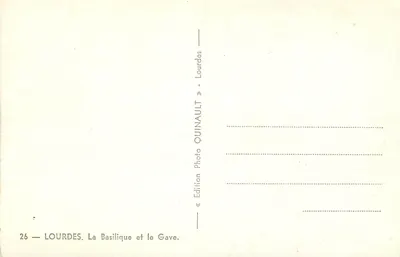 Lourdes — Bazylika i Gave — wydawnictwo Quinault — Rewers