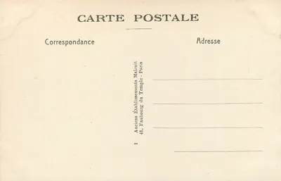 Abbaye de St-DENIS — Notre-Dame Libératrice — E.M. n°3578 — Rewers