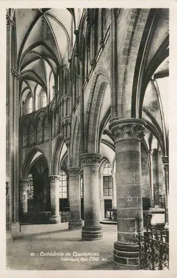 Catedral de Coutances — Interior, Lado Baixo — N.D.