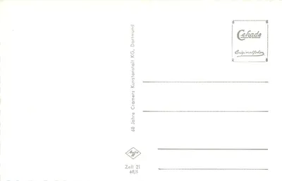 Zell-Mosel, WIDOK NA WINNOŚĆ — 'Czarna Kotka' — Cekade, Dortmund — Rewers