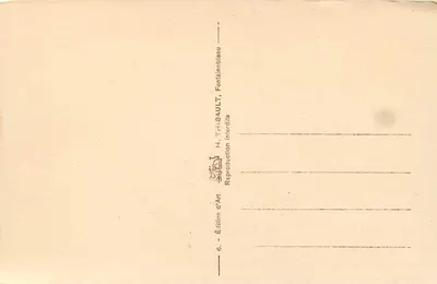 Palácio de Fontainebleau — Galeria das Tábuas — Anne de Montmorency recebe o Rei Charles IX em 1554 — Verso