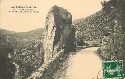 La Lozère Illustrée — Vale do Inferno, A Porta e o Abismo do Inferno — Editada pela Mé