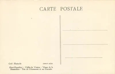 Valle del Vénéon - Curva del Auranouret y sus Cascadas — Coll Hostache, Combier Mâcon — Reverso
