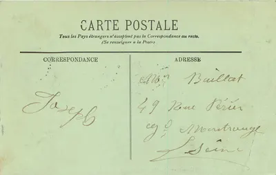 Grenoble e as Alpes — LL. — 450 — Verso