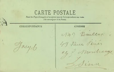 Grenoble — De Alpen en het Groene Eiland — LL. n° 1010 — Achterkant