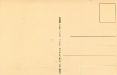 Kościół w Bourgoin (Isère) — Fonts Baptismaux — Własność zastrzeżona — Wydawca Martinotto Frères, Grenoble — Rewers