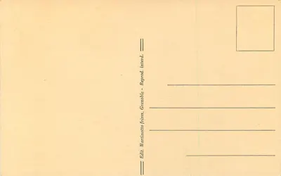 Igreja de Bourgoin (Isère) — Capela e retábulo da Virgem Santíssima — Editor Martinotto frères, Grenoble — Verso