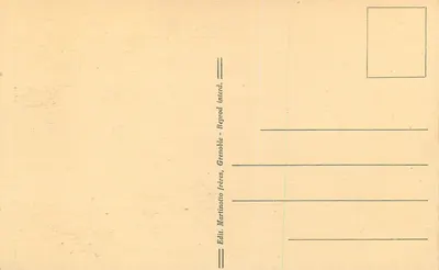 Kościół w Bourgoin (Isère) — Fasada zewnętrzna — Martinatto Frères — Rewers