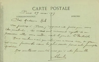PARIS — Cachoeira do Bois de Boulogne — Edição C. D. n° 4150 — Verso