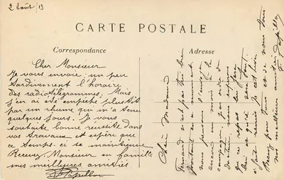La Roseraie de Bagatelle — C.M. n° 1335 — Verso
