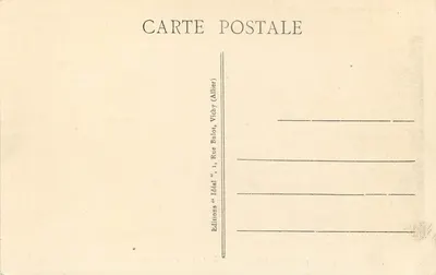 Lago Pavin visto do Puy de Montchal — A Auvergne pitoresca — Editor Idéal, n° 3338 — Verso