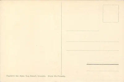 Widok Wenecji — Canaletti (Szkoła Wenecjanska) — Muzeum w Grenoble — Rewers