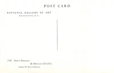 Retrato de grupo — Colección Samuel H. Kress — National Gallery of Art, Washington D.C. — Reverso