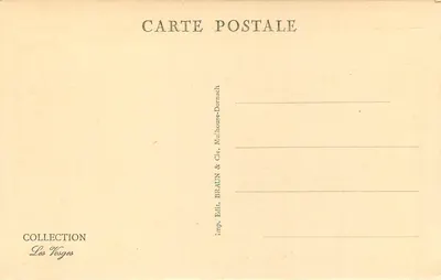 Gérardmer — Ogólny widok z jeziorem — Kolekcja Les Vosges, wyd. Braun & Cie — Rewers