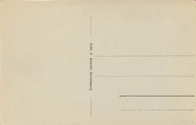 Lutzelbourg-Phalsbourg - O Rocha chamada « Le Nez de Napoléon » — Editor R. Knecht, Sarrebourg, n° 150 — Verso