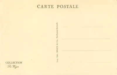 St-Dié — Klasztor i Katedra — Zbiór Les Vosges — Rewers