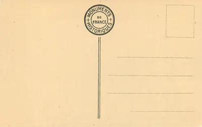 Aigues-Mortes — Torre da Poudrière — Editora: Monuments Historiques de France, n° 18 — Verso