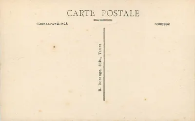 Chenonceaux — Zamek (mon. hist.) — R. Dorange, wydawca — Rewers