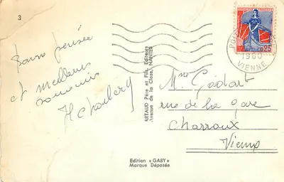 Poitiers — Tierra Romana — Editor Gaby, Nantes — Reverso