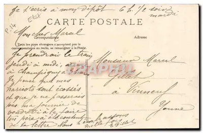 Paris — Rue de la Tombe-Issoire — E. L. D. n° 1154 — Verso