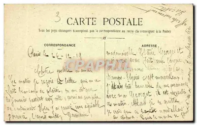 Paris — Bois de Boulogne — A Ponta do Grande Lago — C.M. 321 — Verso