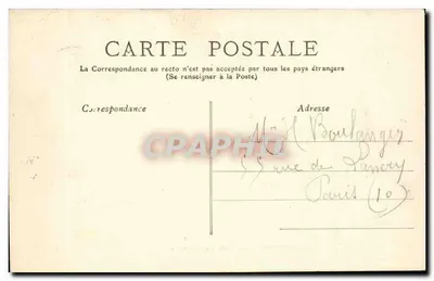 Fort de Vincennes - Place des Casernes — Environnements de Paris — Collection E. Fleury, n°219 — Rückseite
